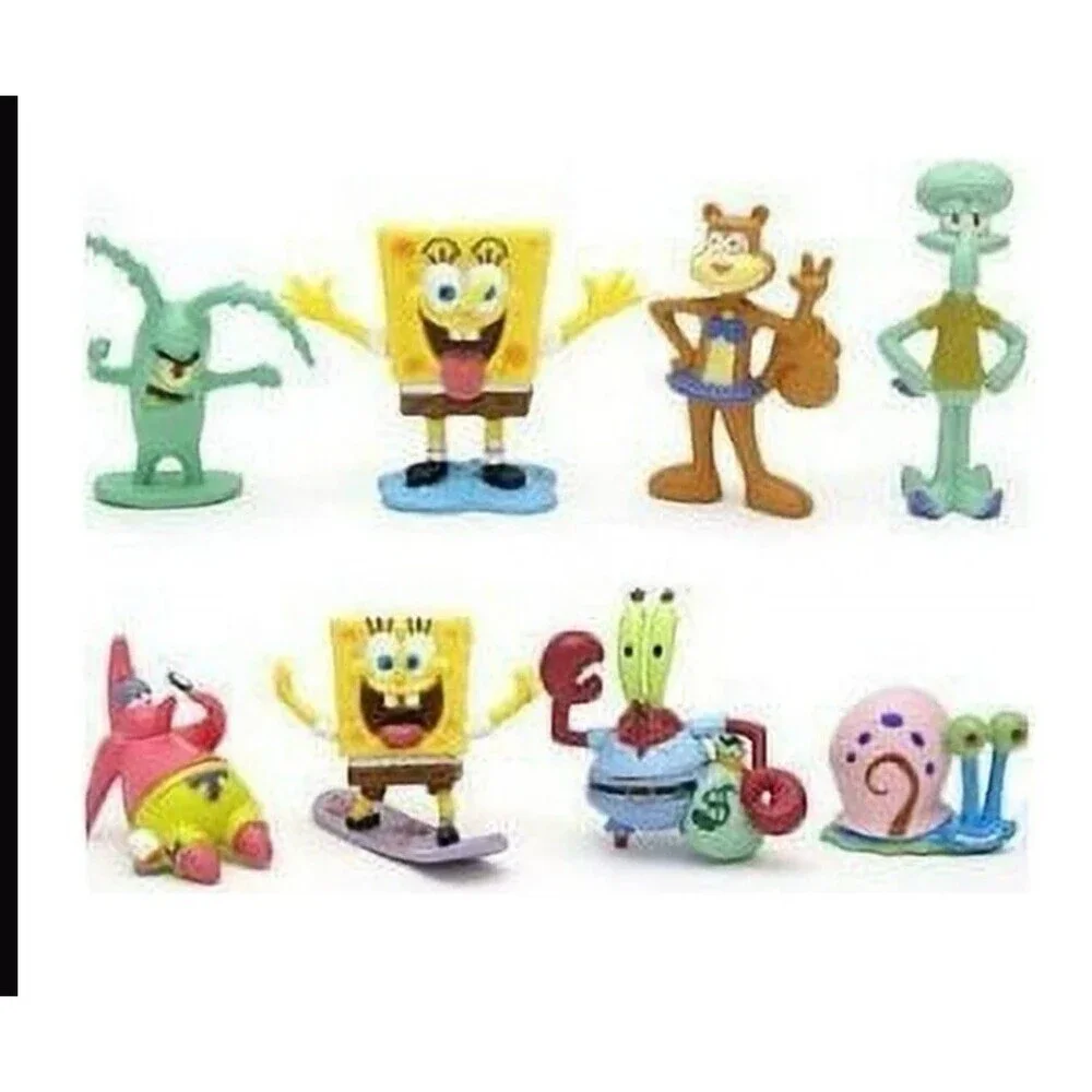 SpongeBob SquarePants Mini Figure Lot - Yellow Characters